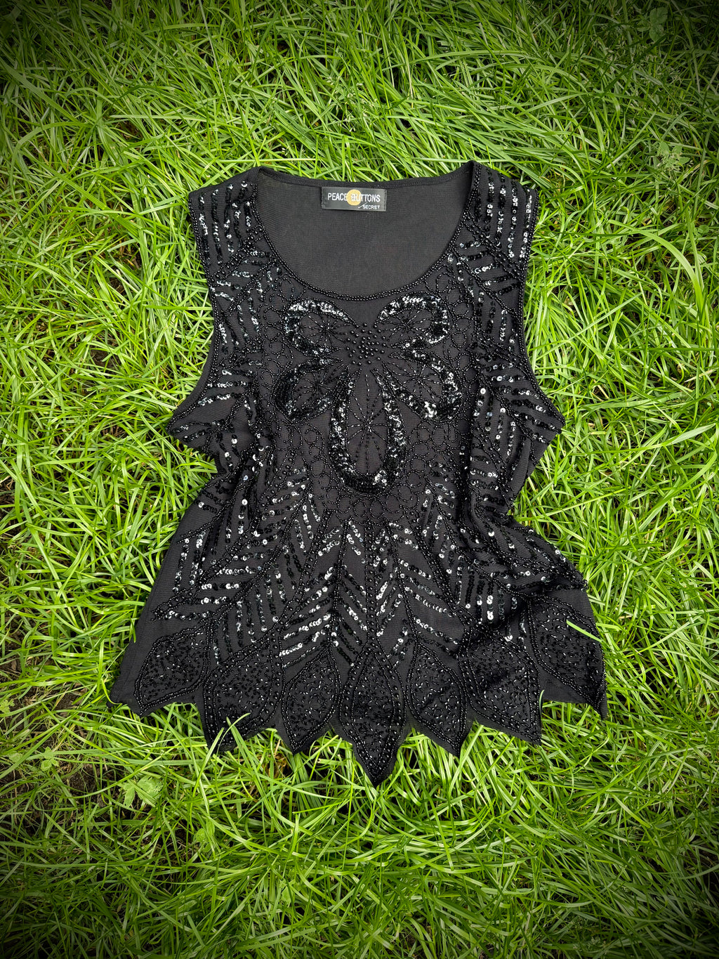 Midnight Butterfly Tank | Large