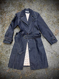 Roxy Dark Wash Denim Trench | Small
