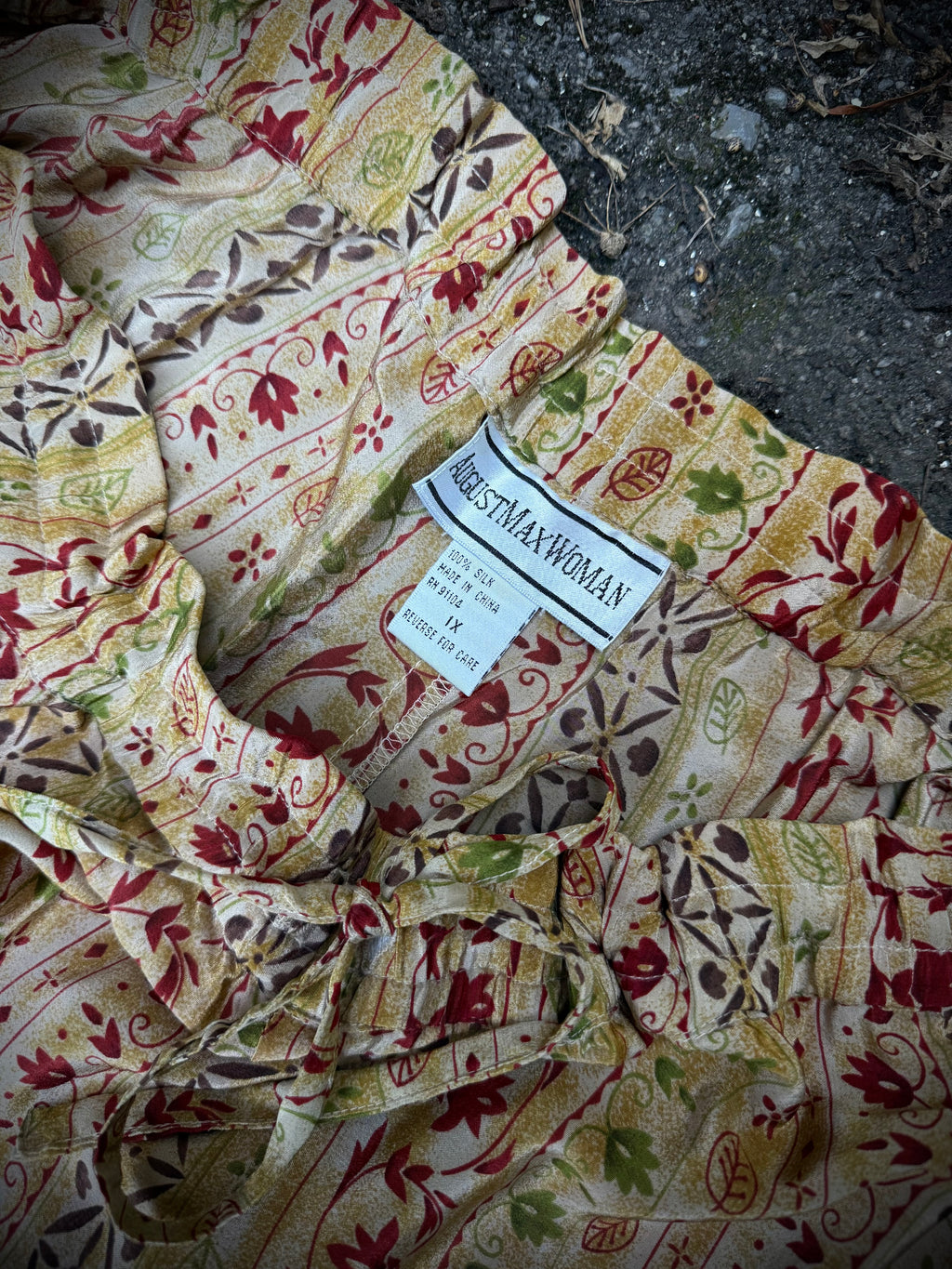 Autumn Harvest Silk Trousers | 1X