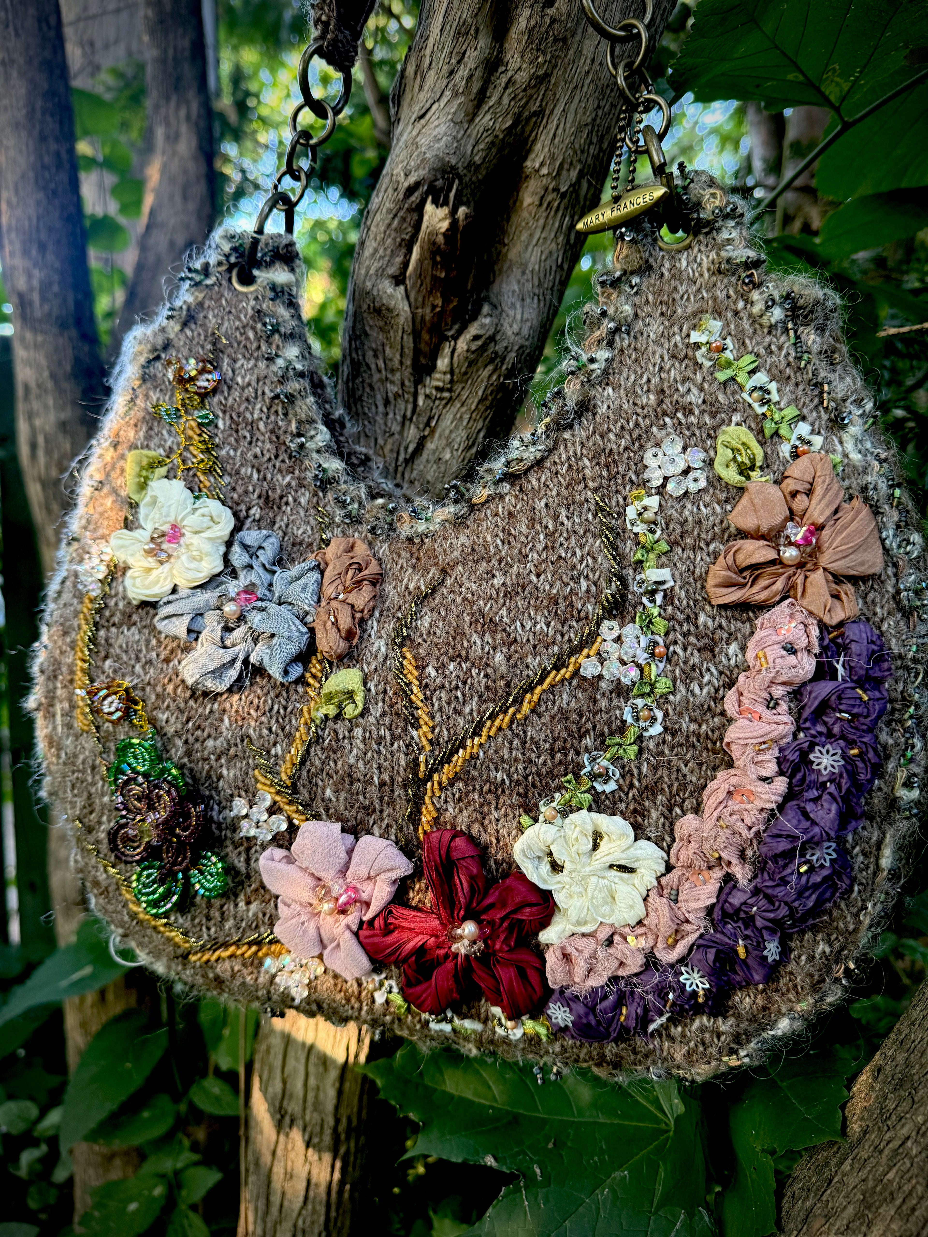 Prairie Rose Mary Frances Hobo Bag
