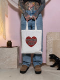 Secondhand Sinner Heart Tote
