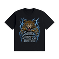 Vintage Leopard Unisex Seamless Cotton T-Shirt