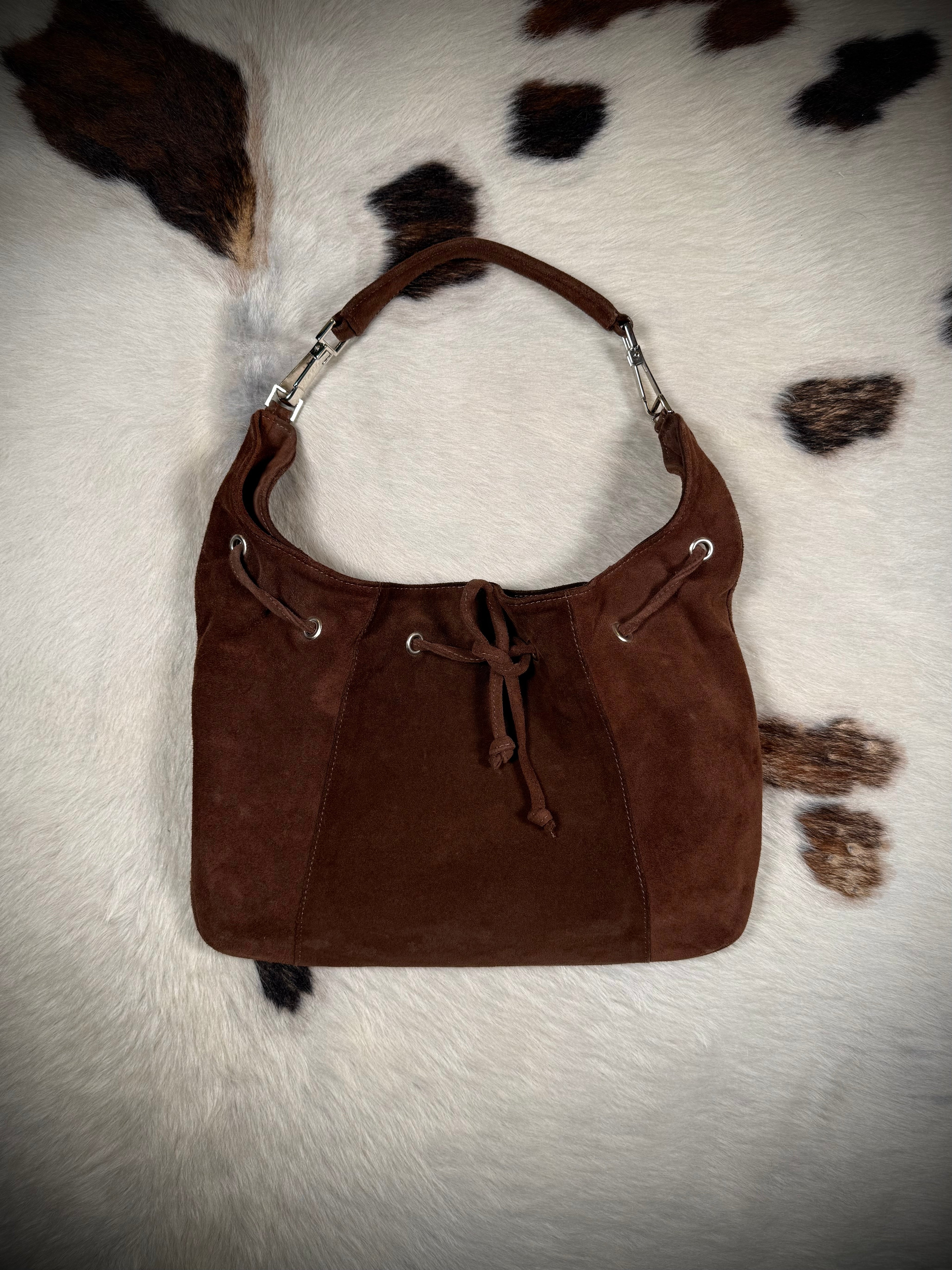 Vintage Aldo Canada Suede Hobo Bag