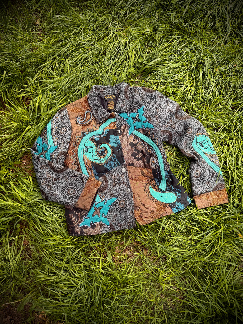 Turquoise Rodeo Moon Jacket | Medium