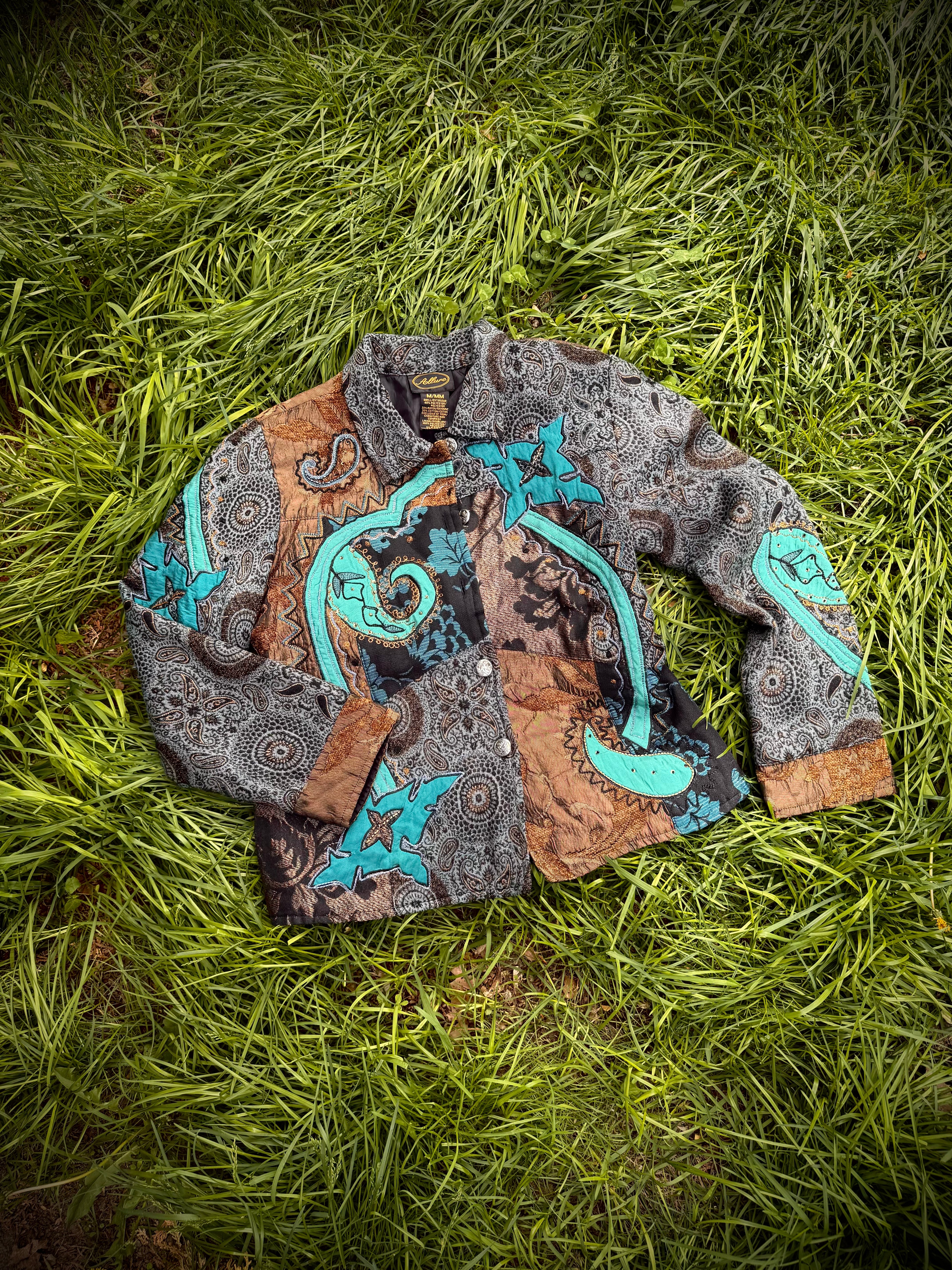 Turquoise Rodeo Moon Jacket | Medium