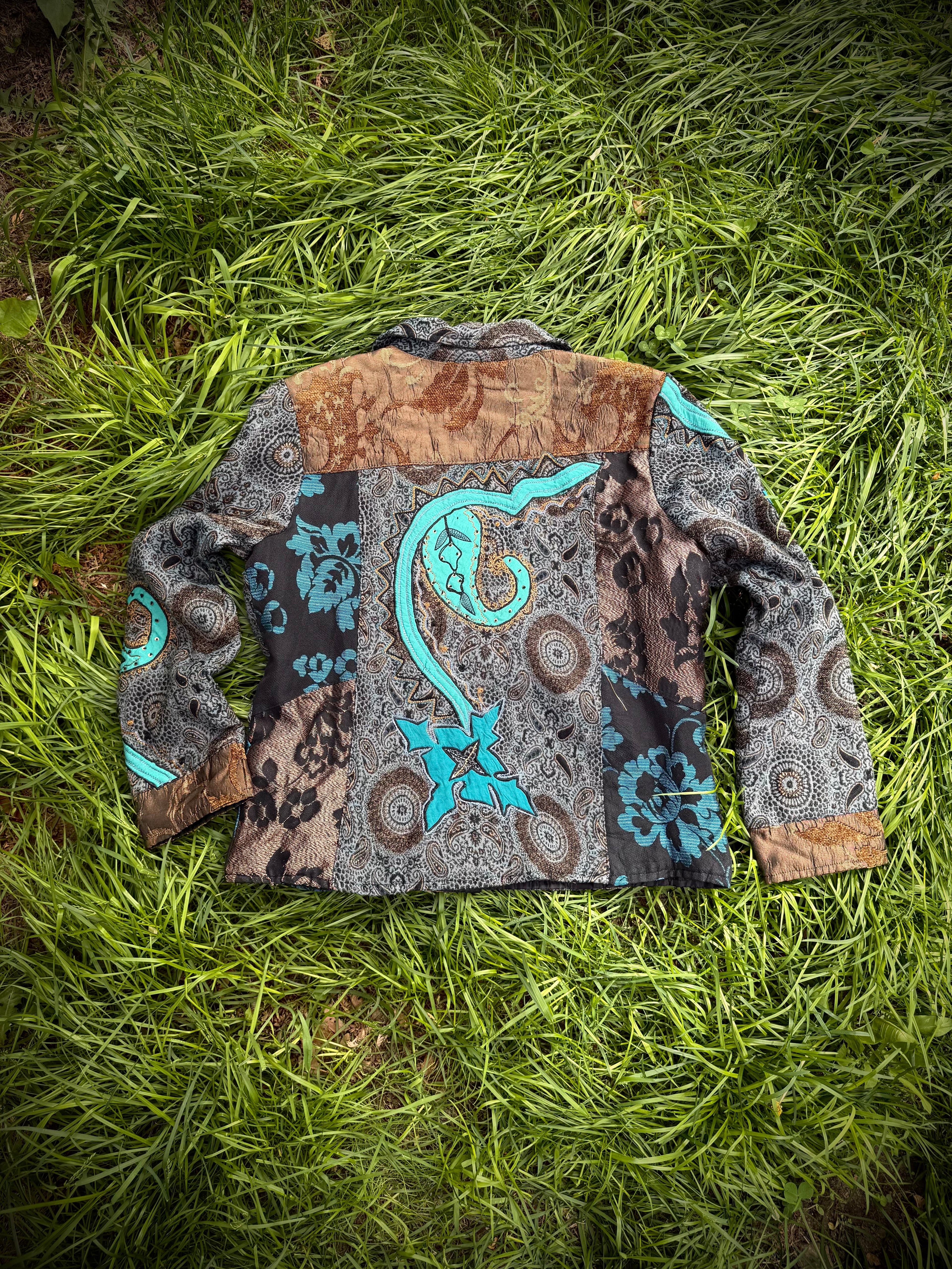 Turquoise Rodeo Moon Jacket | Medium