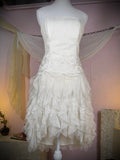 Angel's Veil Ruffle Dress | S