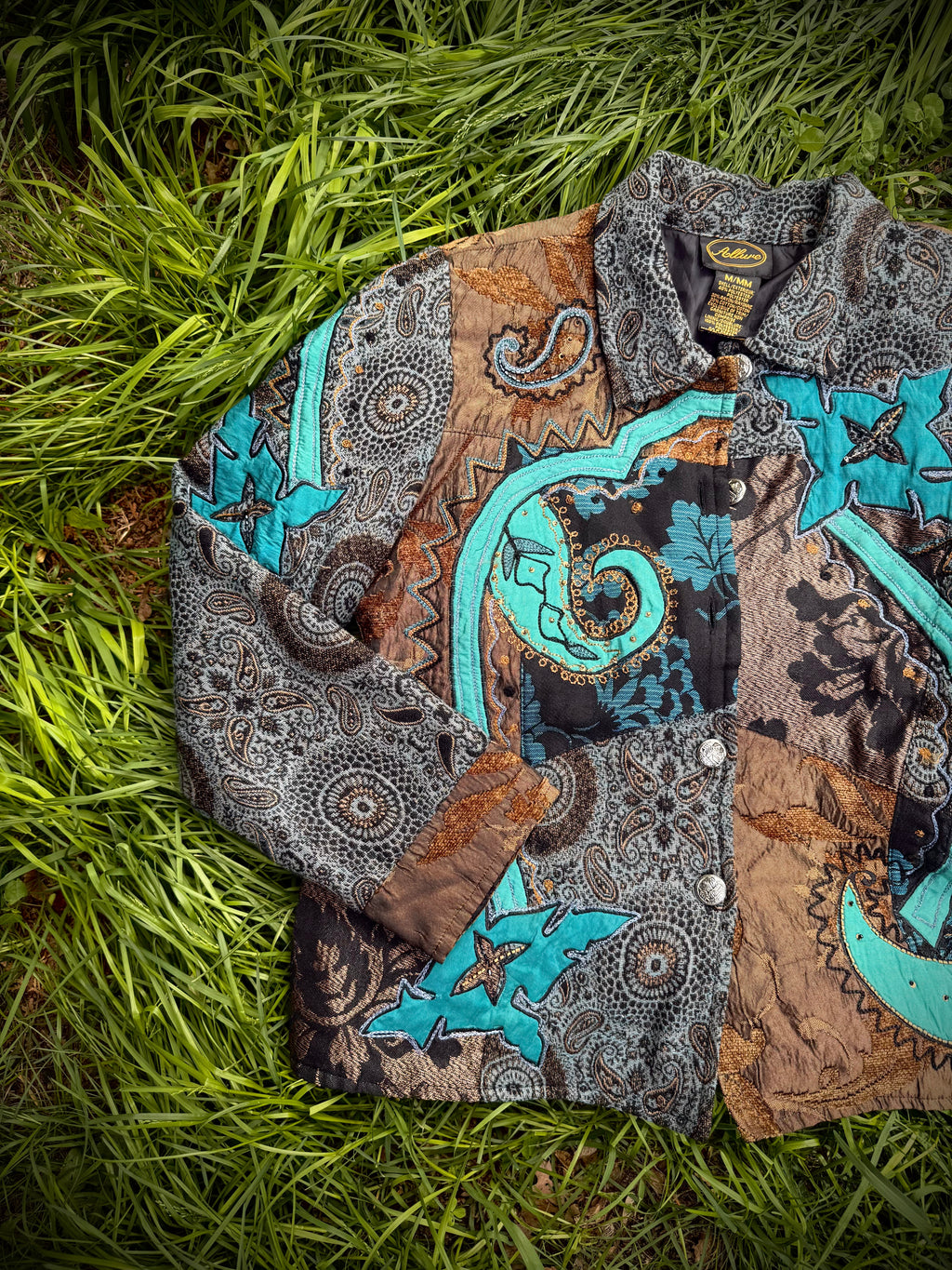 Turquoise Rodeo Moon Jacket | Medium