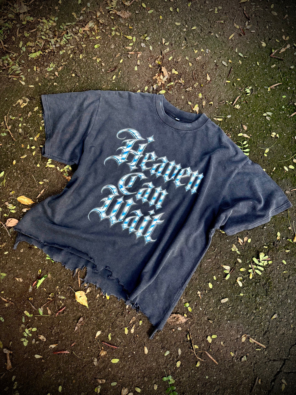 Heaven Can Wait Vintage Wash Distressed T-Shirt