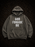 God Forgive Me Oversize Fleeced Hoodie
