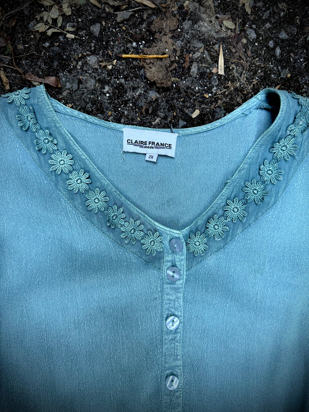 Blue Skies & Backroads Blouse | 2X