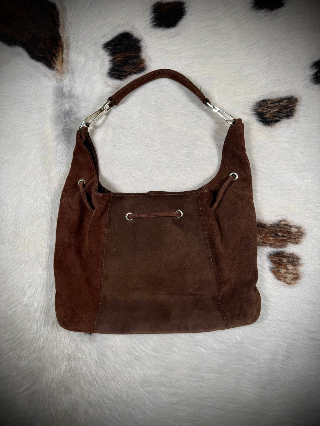 Vintage Aldo Canada Suede Hobo Bag