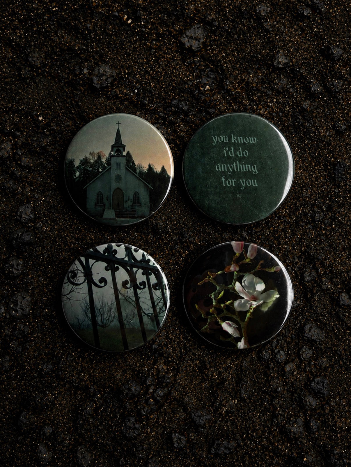 Saints, Sinners & Sorrow Pin Set