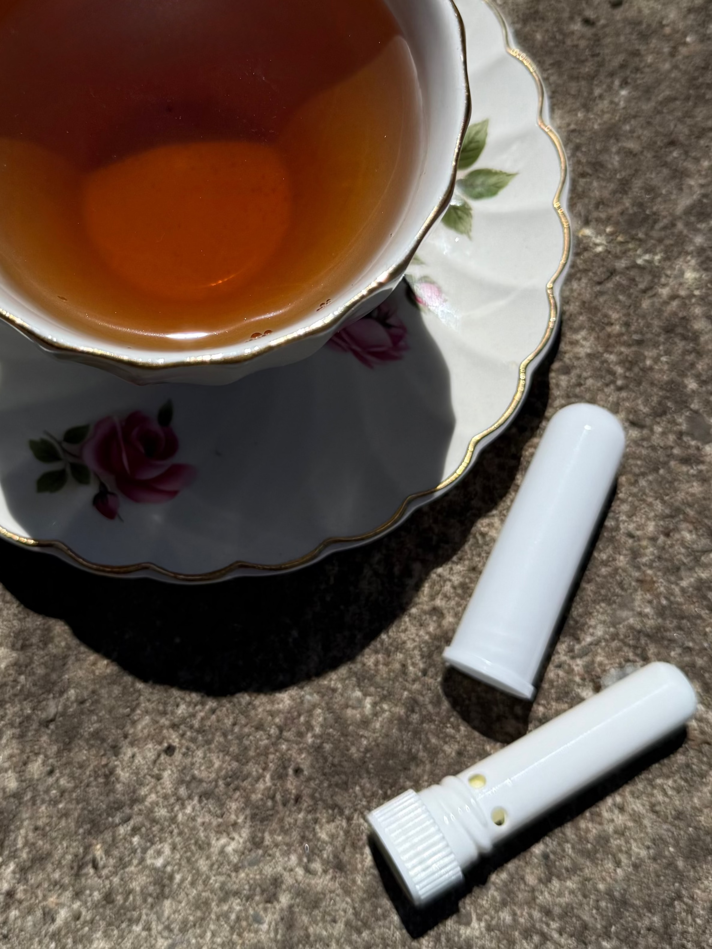 Ginger Grounding Tea & Inhaler Bundle