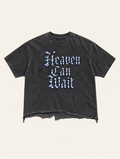 Heaven Can Wait Vintage Wash Distressed T-Shirt