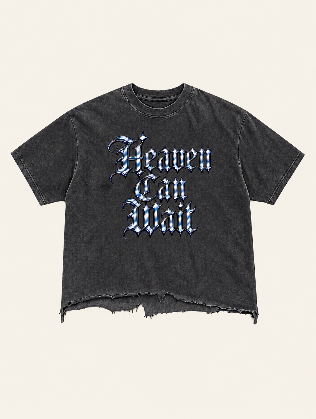 Heaven Can Wait Vintage Wash Distressed T-Shirt