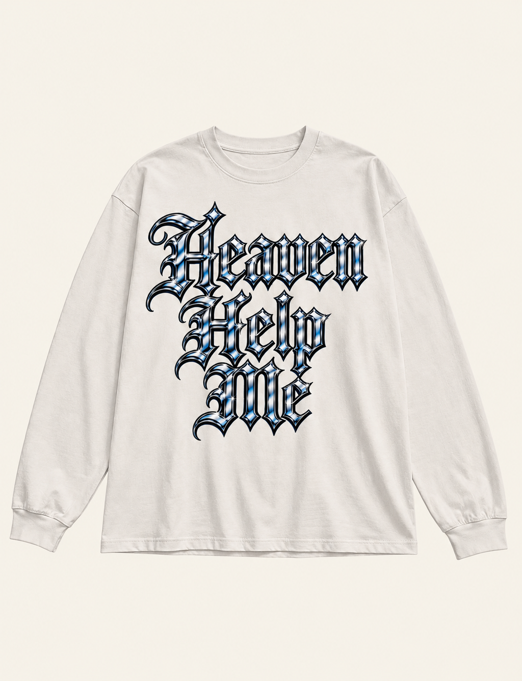 Heaven Help Me Oversized Vintage Long Sleeve