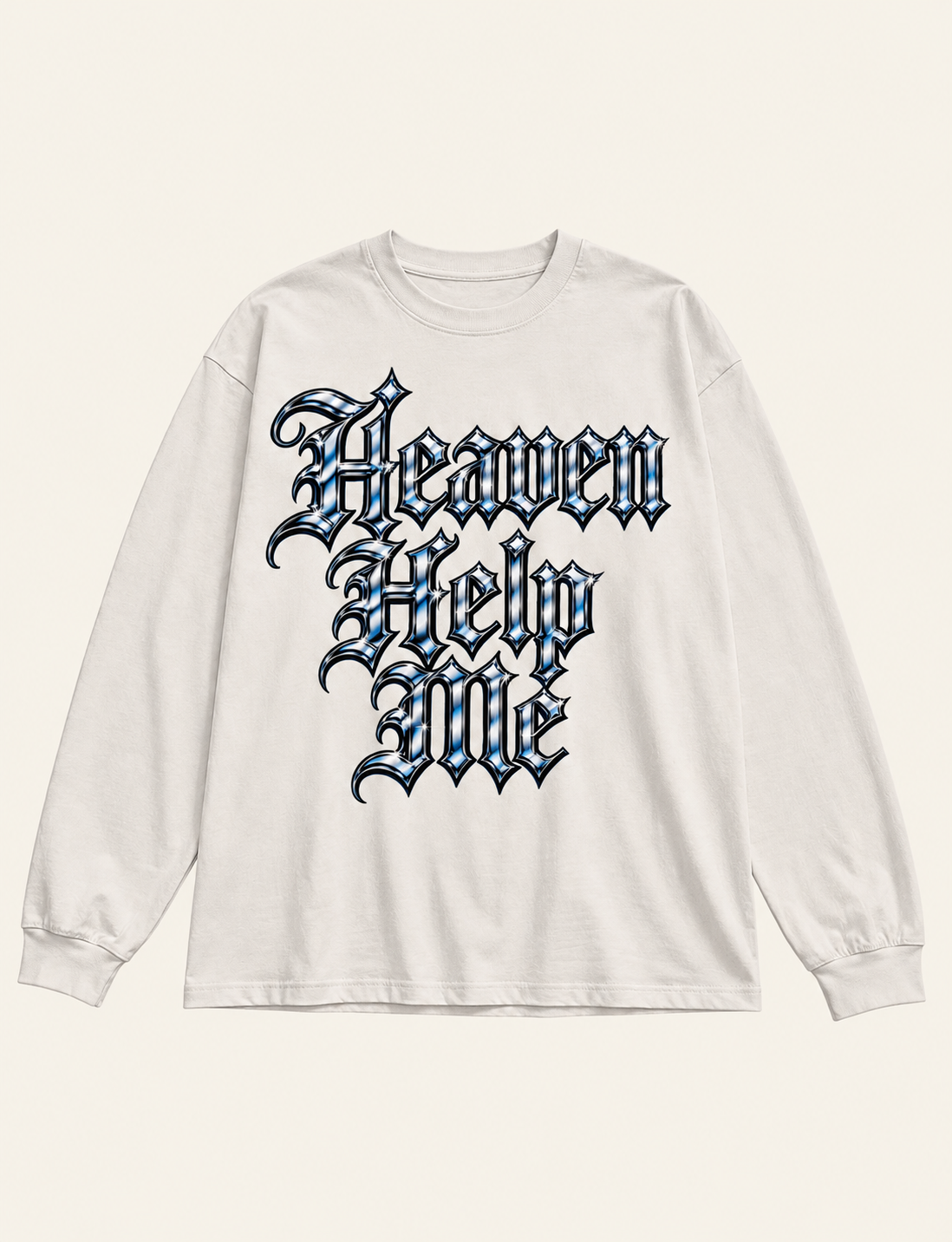 Heaven Help Me Oversized Vintage Long Sleeve