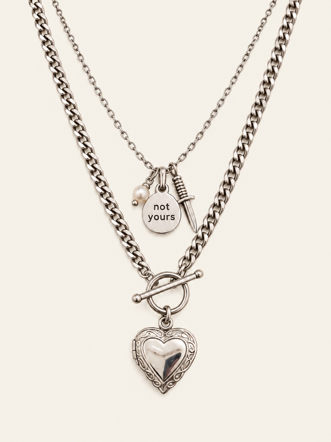 Not Yours Lover Locket set