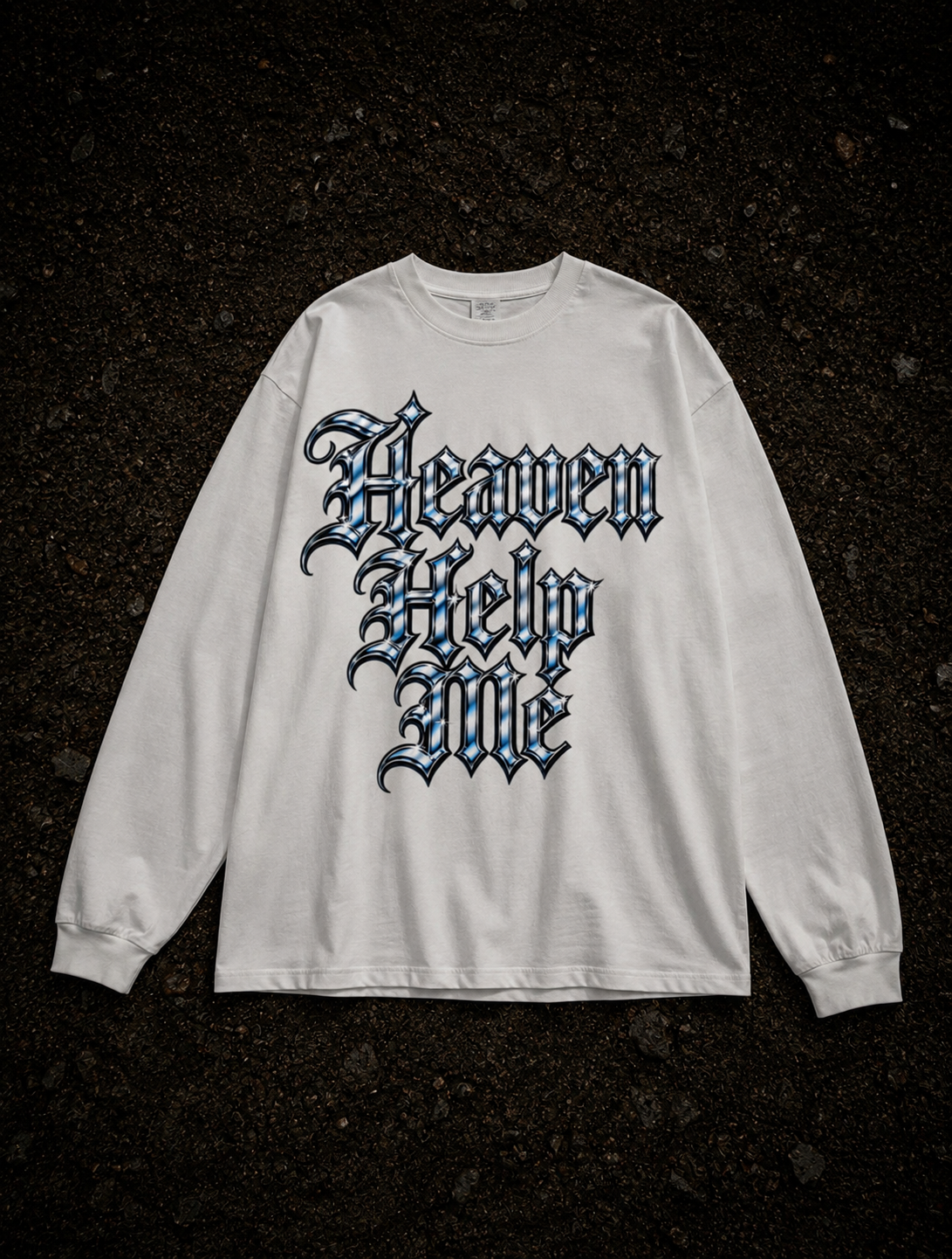 Heaven Help Me Oversized Vintage Long Sleeve