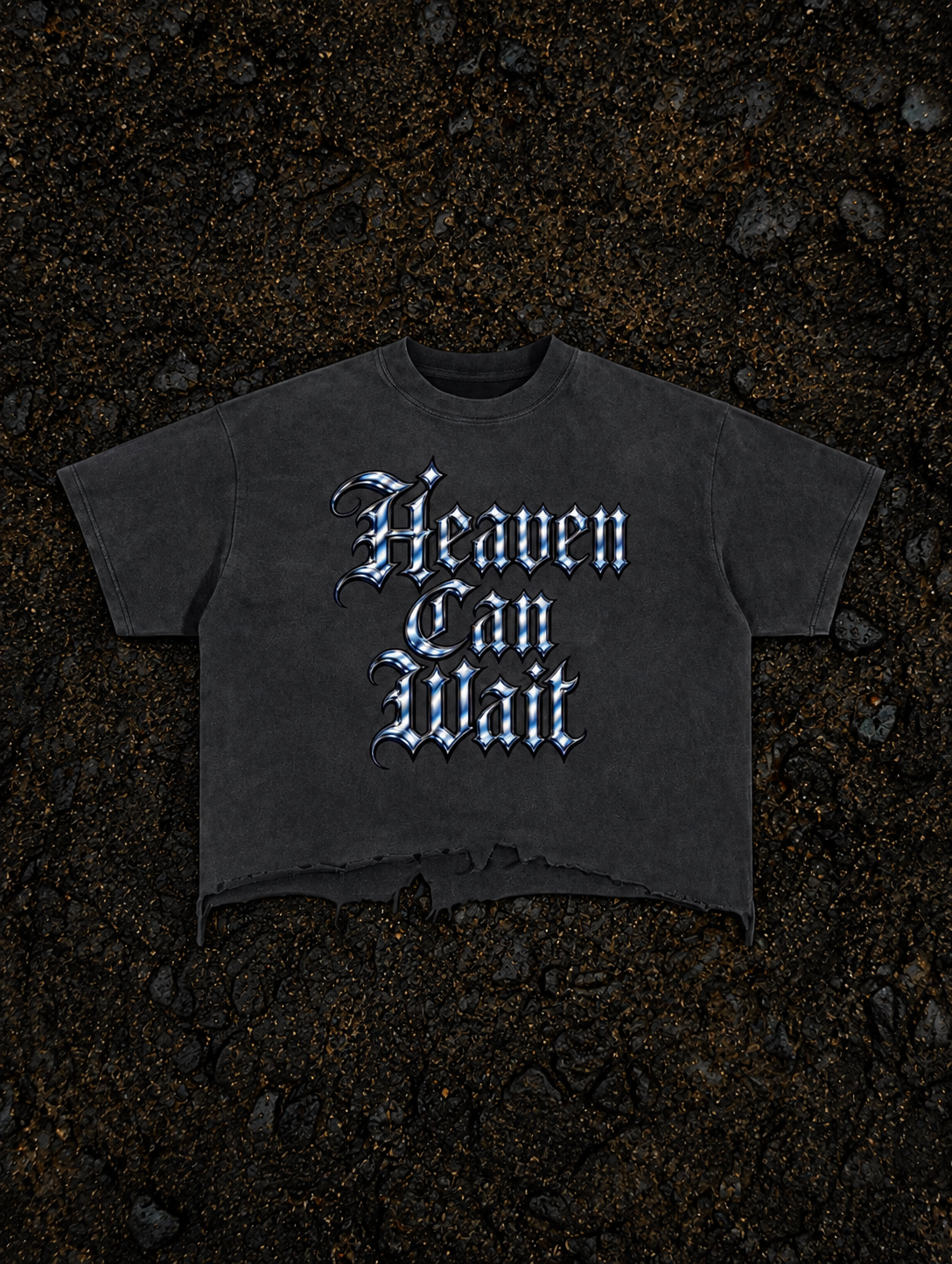 Heaven Can Wait Vintage Wash Distressed T-Shirt