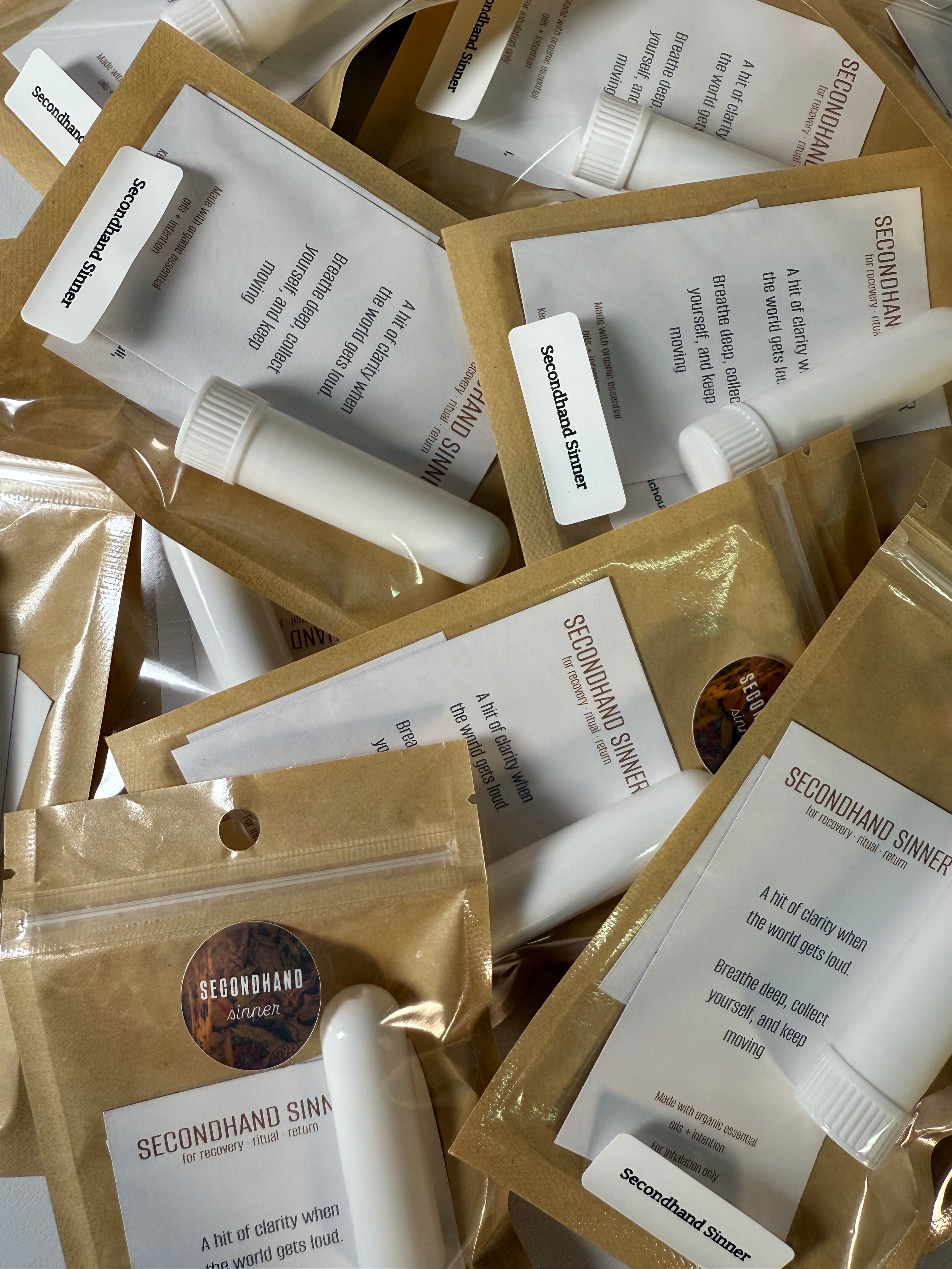 Secondhand Sinner | Aromatic Grounding Inhaler